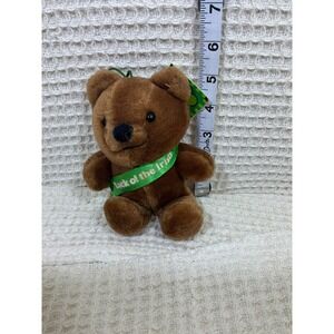 Dakin Erin Bear Plush Kids 5 Inch Brown Good St Patricks Day Luck of the Irish